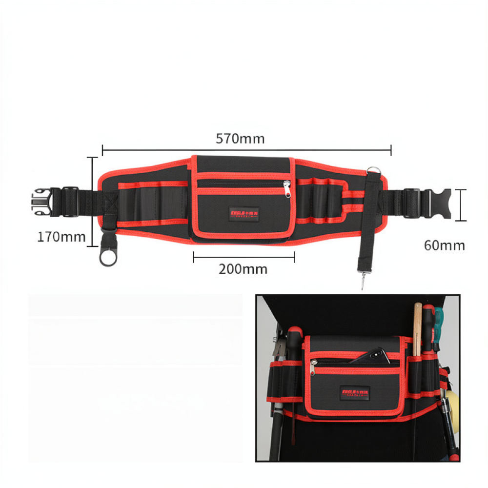 Wear Resistant Tool Waist Pouc - Heavy Equipment Electrician 评论和价格