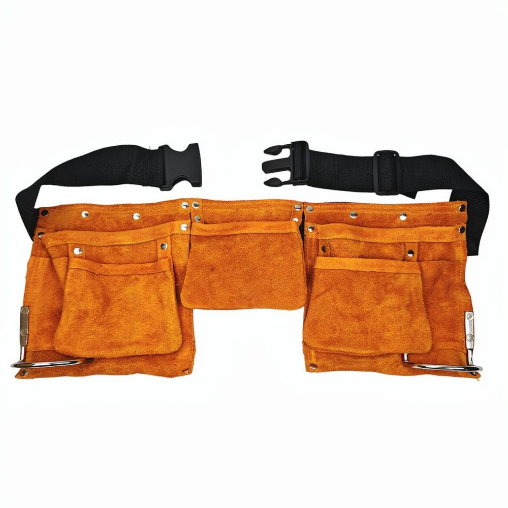Leather Tool Storage Bag For D - Heavy Equipment Electrician 评论和价格