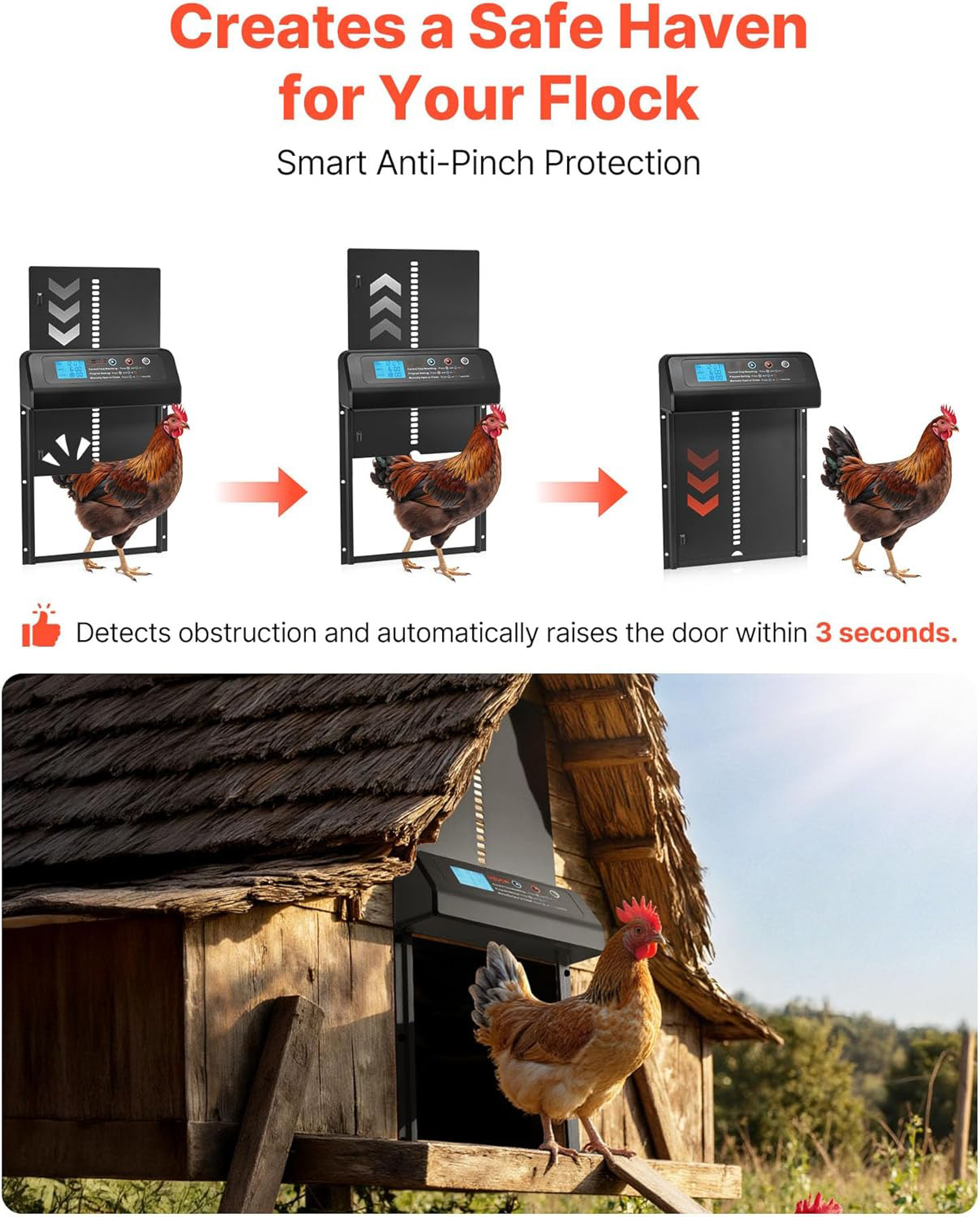 Automatic Chicken Coop Door Op - Heavy Equipment Bucket 评论和价格