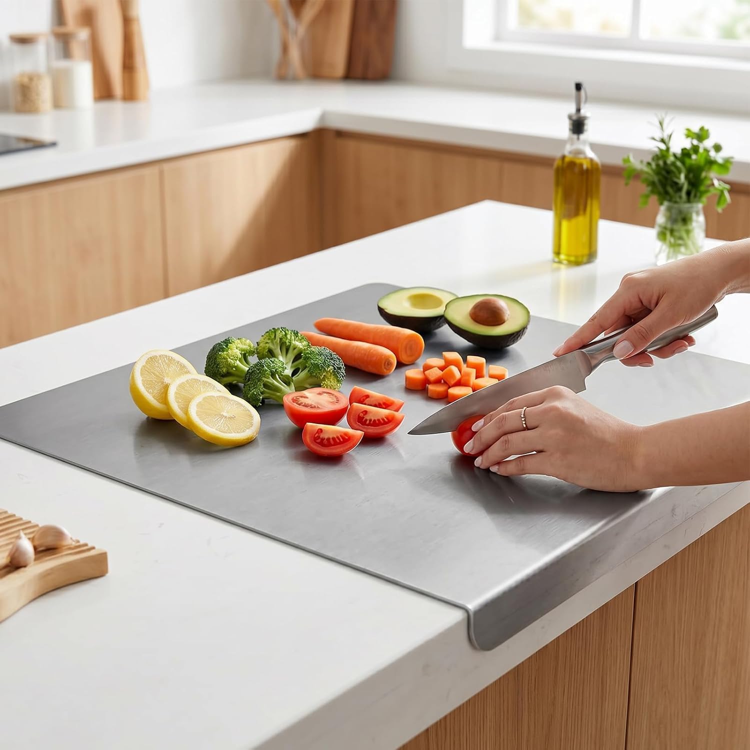 Stainless Steel Cutting Board  - Heavy Equipment Bucket 评论和价格